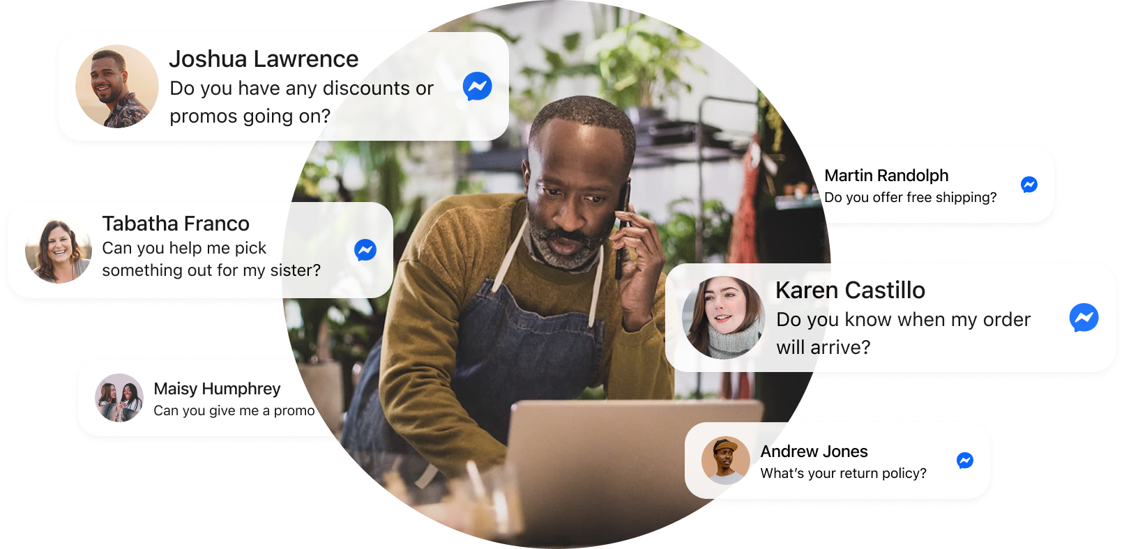 Businesses overwhelmed by messages